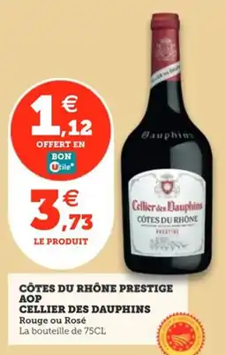 Utile Côtes du rhône prestige aop cellier des dauphins offre