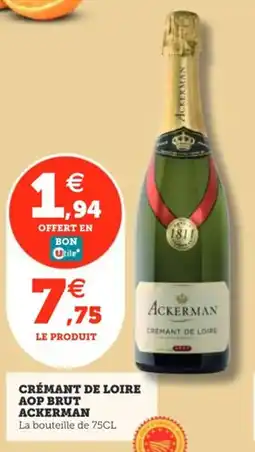 Utile Cremant de loire aop brut ackerman offre