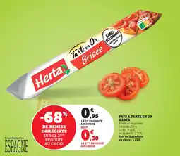 Maximarché Pate a tarte en or herta offre