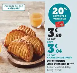Maximarché Chaussons aux pommes u offre