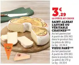 Maximarché Saint-albray l'affiné ou véritable chaumes offre