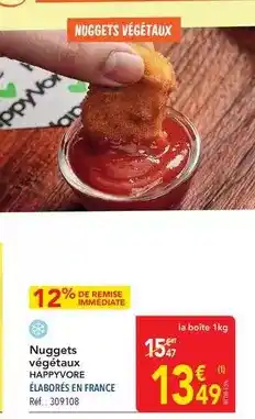 METRO Happyvore - nuggets vegeteaux offre