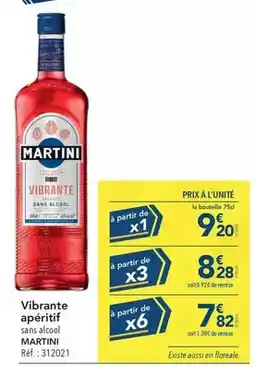 METRO Martini - vibrante aperitif offre