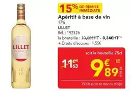 METRO Lillet - apéritif à base de vin offre