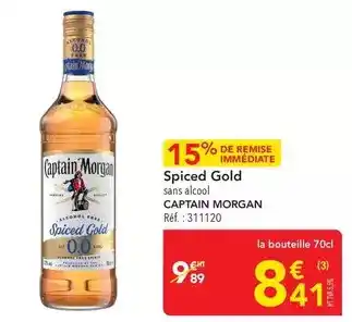METRO Captain morgan - spiced gold offre