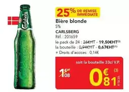 METRO Carlsberg - bière blonde offre