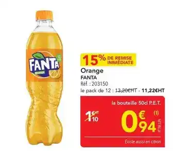 METRO Orange fanta offre