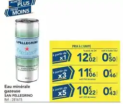 METRO San pellegrino - eau minerale gazeuse offre