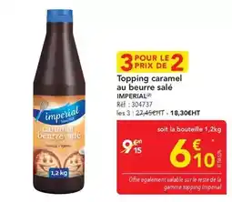 METRO Impérial - topping caramel au beurre salé offre
