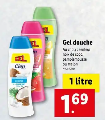 Lidl Gel douche offre