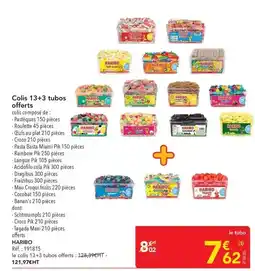 METRO Haribo - colis 13+3 tubos offerts offre