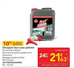 METRO Jex professionnel - décapant four avec pistolet offre