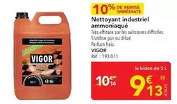 METRO Vigor - nettoyant industriel ammoniaque offre