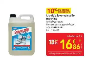 METRO Liquide lave-vaisselle machine offre