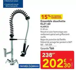 METRO Ensemble douchette kl21-60 offre