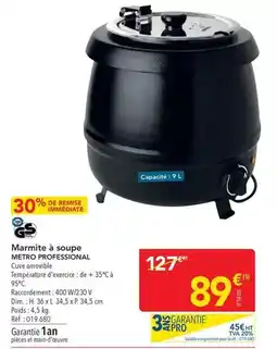 METRO Metro - marmite à soupe offre