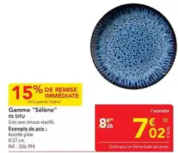 METRO In situ - gamme selène offre