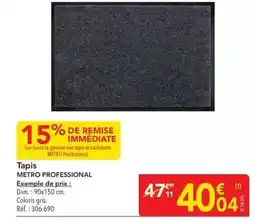 METRO Metro - professional offre