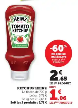 Maximarché Ketchup heinz offre