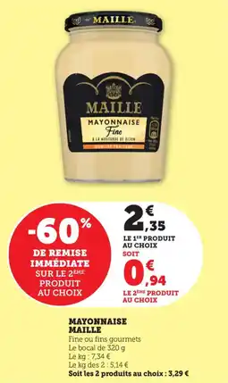 Maximarché Mayonnaise maille offre