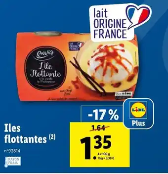 Lidl iles flottantes offre