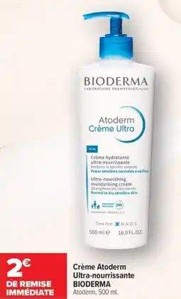 Carrefour maPara parapharmacie Crème atoderm ultra-nourrissante bioderma offre