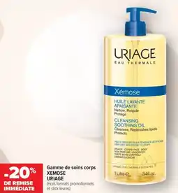 Carrefour maPara parapharmacie Gamme de soins corps xemose uriage offre