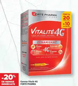 Carrefour maPara parapharmacie Gamme vitalié 4g forté pharma offre