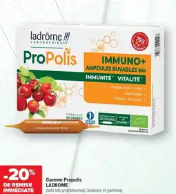 Carrefour maPara parapharmacie Gamme propolis ladrome offre