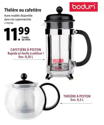 Lidl Théière ou cafetière offre