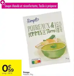 Carrefour Market Potage offre