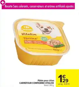 Carrefour Market Pâtée pour chien carrefour companino vitalive offre