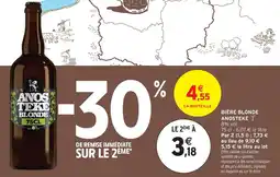 Intermarché Hyper Bière blonde anosteké offre