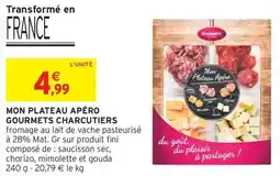 Intermarché Hyper Mon plateau apéro gourmets charcutiers offre