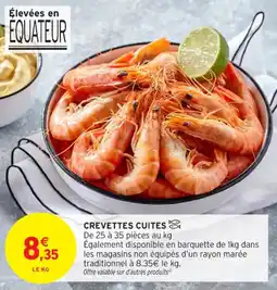 Intermarché Contact Crevettes cuites offre