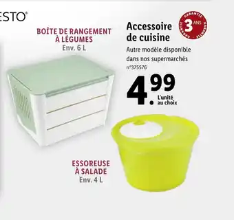 Lidl Accessoire de cuisine offre