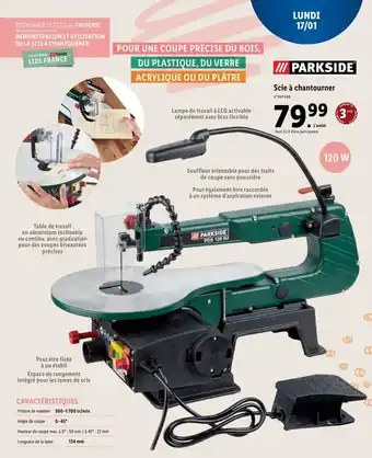 Lidl Scie à chantourner offre