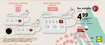 Lidl Bloc multiprise offre