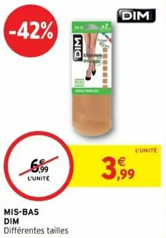Intermarché Mis-bas dim offre