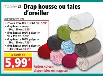 Norma Drap housse ou taies d'oreiller offre