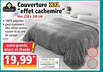 Norma Couverture XXL "effet cachemire" offre