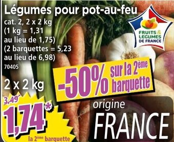 Norma Légumes pour pot-au-feu offre