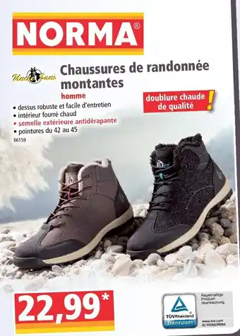 Norma Chaussures de randonnée montantes offre
