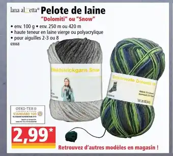 Norma Pelote de laine offre