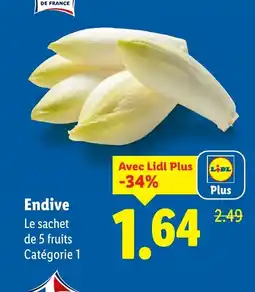 Lidl Endive offre