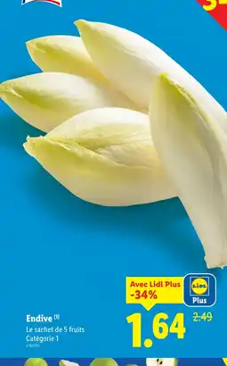 Lidl Endive offre