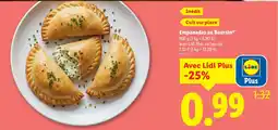 Lidl Empanadas au Boursin offre