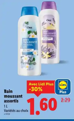 Lidl Bain moussant assortis offre