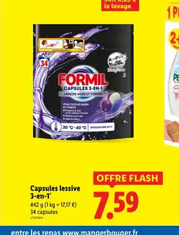 Lidl Capsules lessive 3-en-1 offre