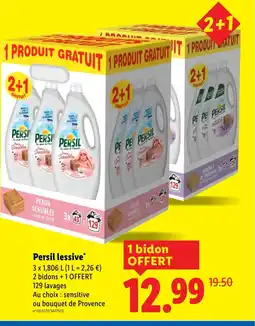 Lidl PERSIL Lessive offre